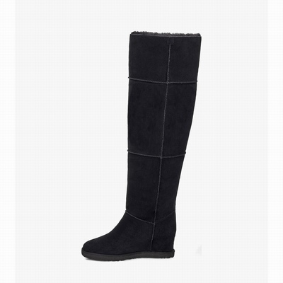 Botas UGG Classic OTK Mulher Pretas | PT-GQZLR